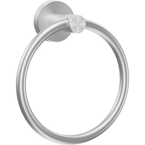 CasaHub Stainless Steel Bathroom Towel Holder - Silver | Wayfair